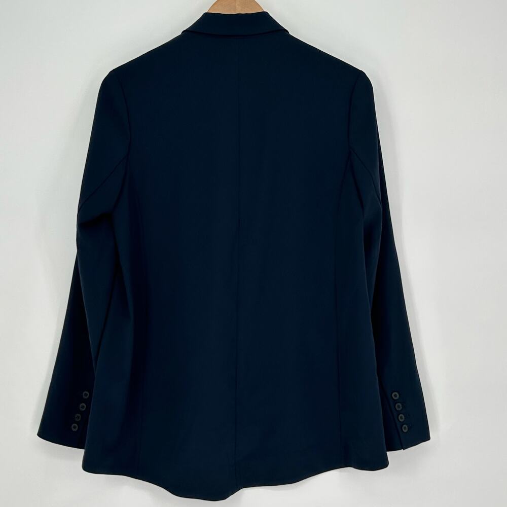 Elizabeth and James Blazer Sz 6 Navy Single Button Career Jacket – Small Flaw - Picture 2 of 8